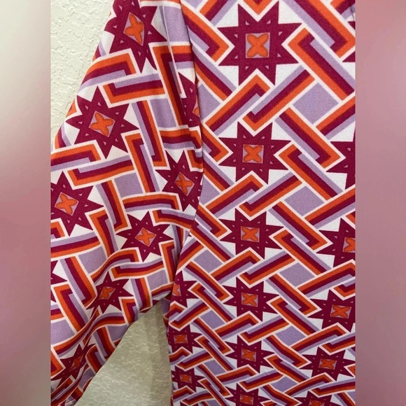 Tracy Negoshian Geometric Summer Dress Sz Medium M - Picture 4 of 9